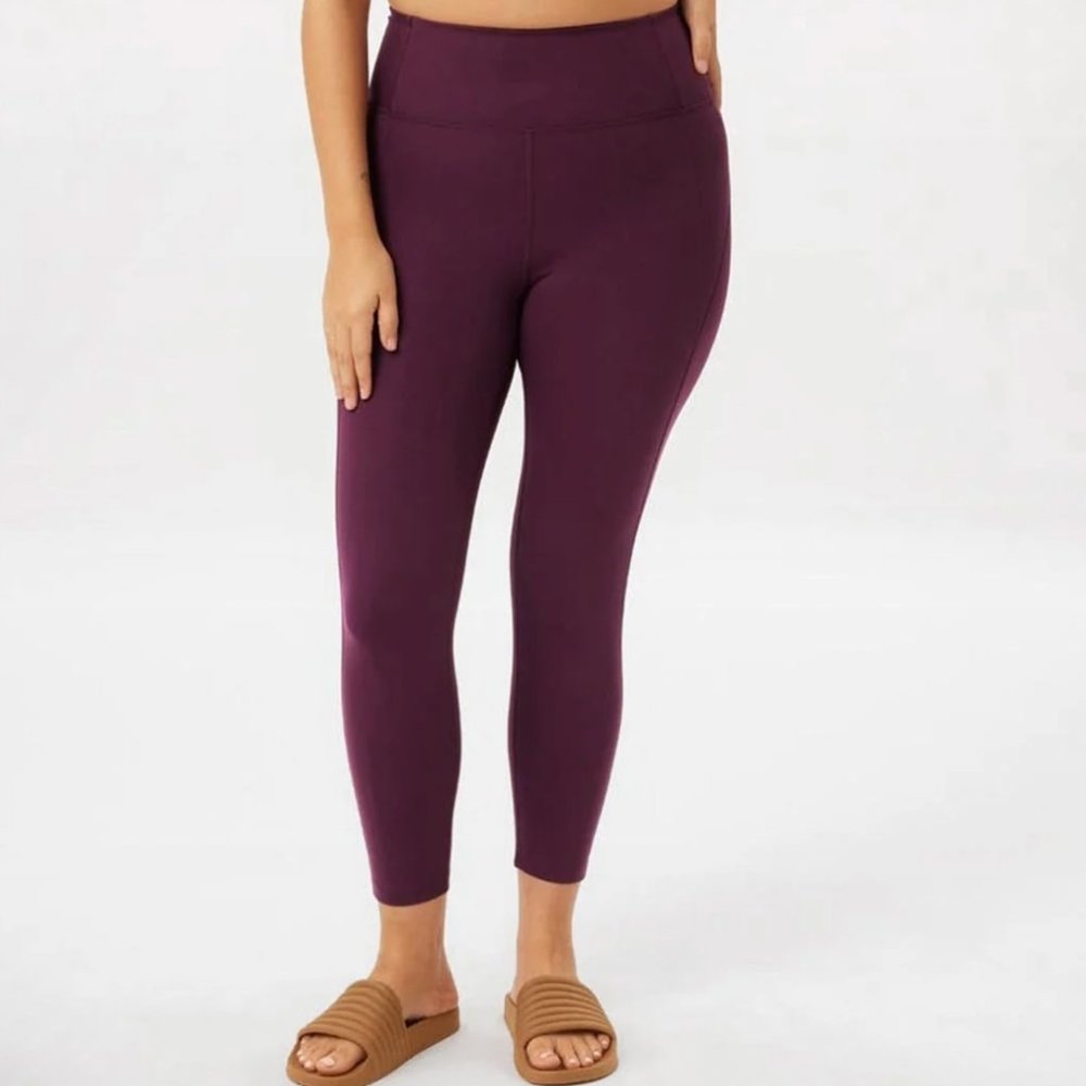Girlfriend Collective Plum Compressive High-Rise Legging Size S